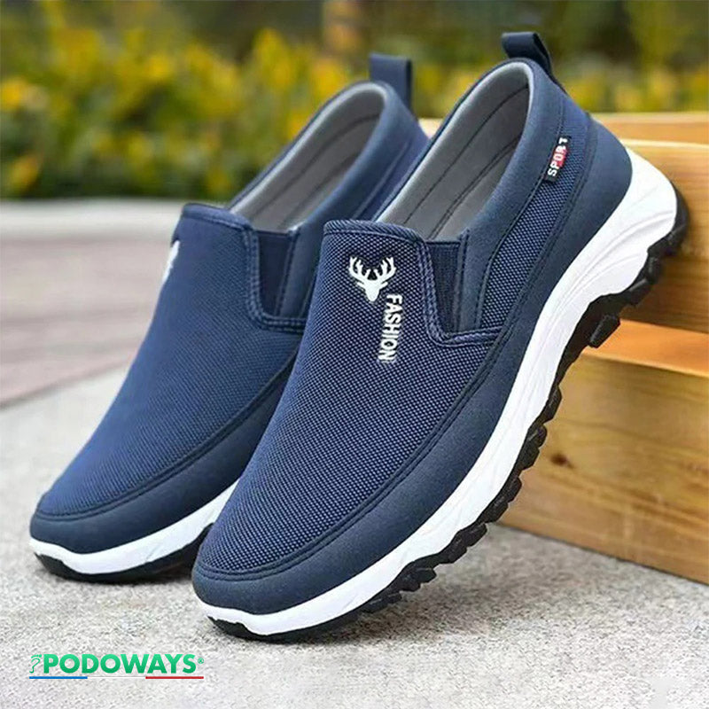 Baskets orthopédiques hommes respirantes - spécial liquidation Chaussures Orthopédiques PODOWAYS