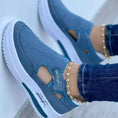 Charger l'image dans la visionneuse de la galerie, Basket bleu pour femme Podoways 36 SteelBlue