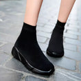 Charger l'image dans la visionneuse de la galerie, Basket chaussette pour femmes Chaussures Orthopédiques Podoways 36 Black