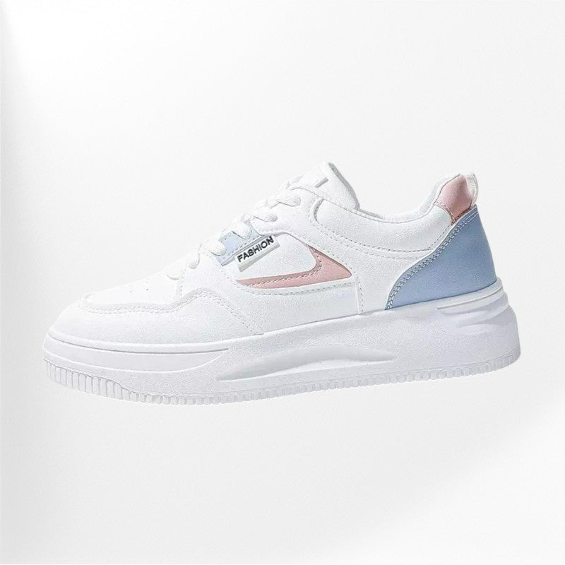 Basket de ville femme confortable Podoways 36 Blanc