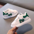 Charger l'image dans la visionneuse de la galerie, Baskets blanches pour bébé  Podoways 6 à 9mois ForestGreen