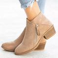 Charger l'image dans la visionneuse de la galerie, Bottines orthopédiques en daim pour femmes - spécial liquidation Chaussures Orthopédiques Podoways 36 Chocolate