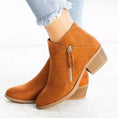 Charger l'image dans la visionneuse de la galerie, Bottines orthopédiques en daim pour femmes - spécial liquidation Chaussures Orthopédiques Podoways