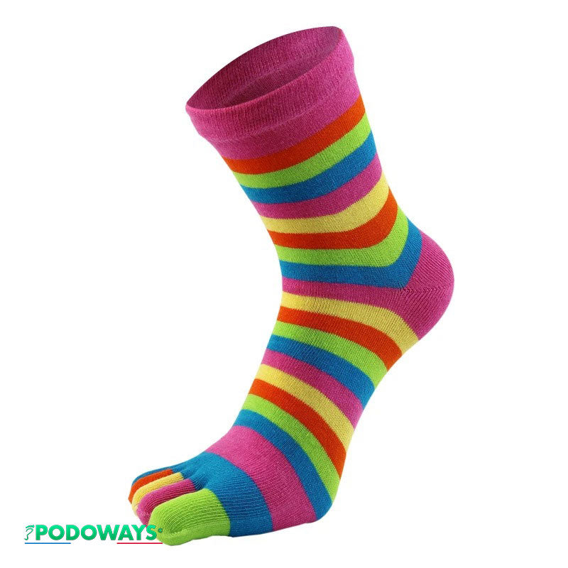 Chaussettes orthopédiques multi-couleurs Chaussettes orthopédiques PODOWAYS 36 Orchid