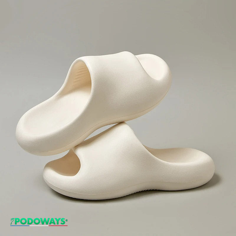 Claquette Orthopédique à mémoire de forme pour femmes Semelles Orthopédiques PODOWAYS 36 Blanc