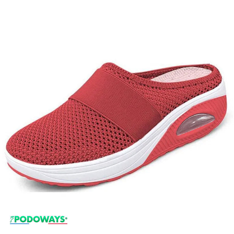 Demi Basket orthopédique pour femme Semelles Orthopédiques PODOWAYS 36 Red