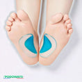 Charger l'image dans la visionneuse de la galerie, Demi semelle en Gel silicone pour fasciite plantaire  PODOWAYS