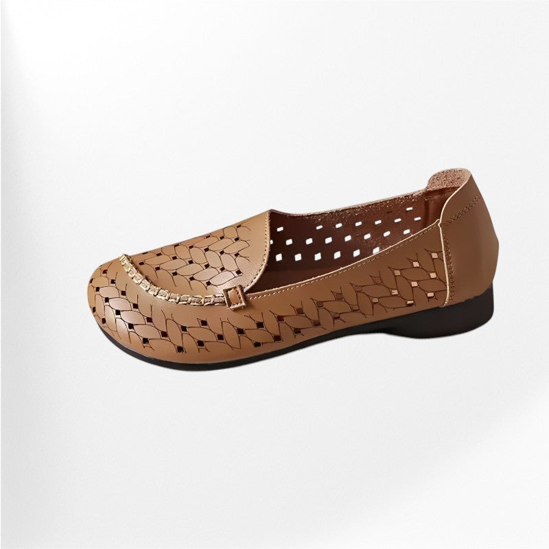 Mocassin tressé pour femme Podoways