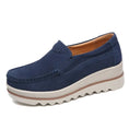 Charger l'image dans la visionneuse de la galerie, Mocassin bicolore pour femme Podoways 36 RoyalBlue