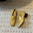 Charger l'image dans la visionneuse de la galerie, Mocassin croco pour femme  Podoways