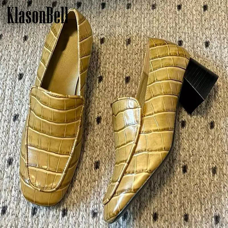 Mocassin croco pour femme  Podoways