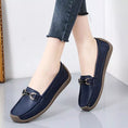 Charger l'image dans la visionneuse de la galerie, Mocassin en cuir tres souple pour femme  Podoways 36 MidnightBlue