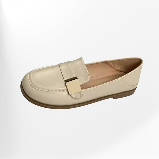 Mocassins beiges pour femmes Podoways