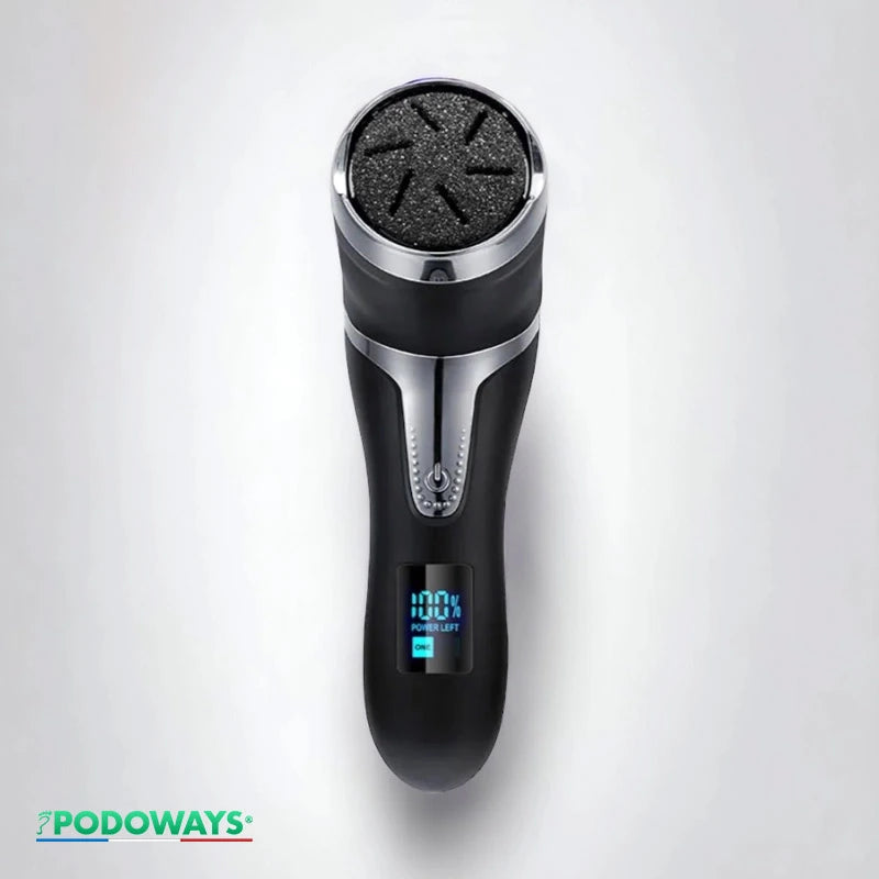 Râpe électrique pour pieds professionnelle Râpe à pied PODOWAYS 1 râpe noir 4 inclus Soin des pieds