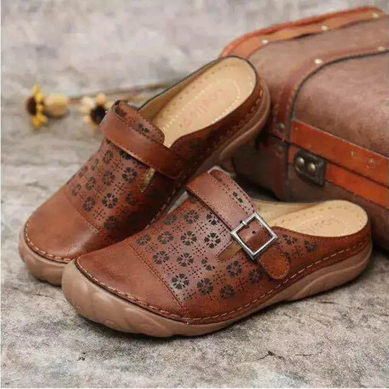 Sabot design traditionnel anti dérapant - spécial liquidation Podoways 38 Chocolate