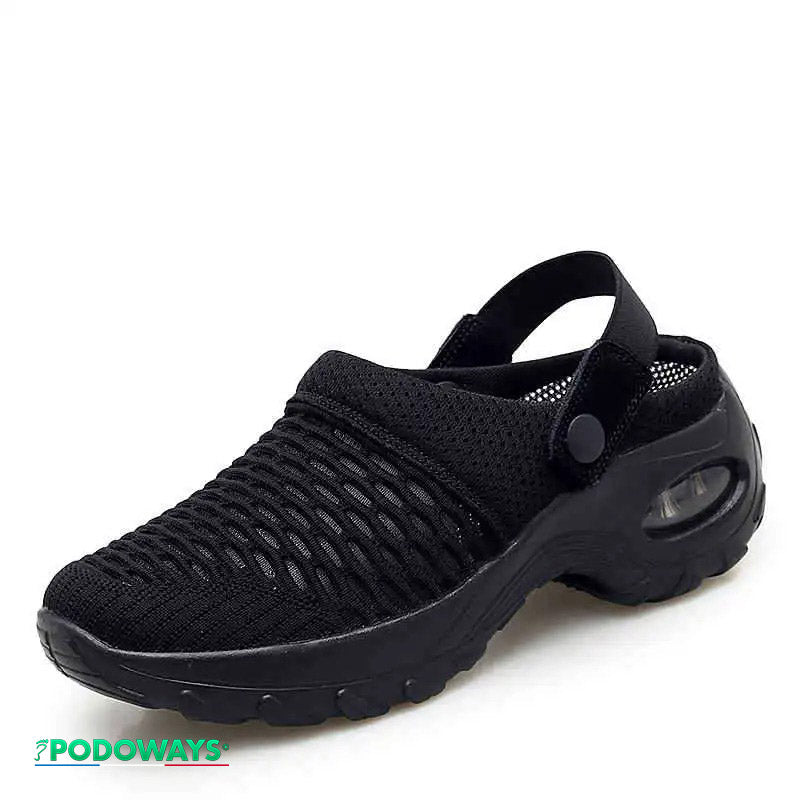 Sandale Orthopédique de longue marche Semelles Orthopédiques PODOWAYS 36 Black