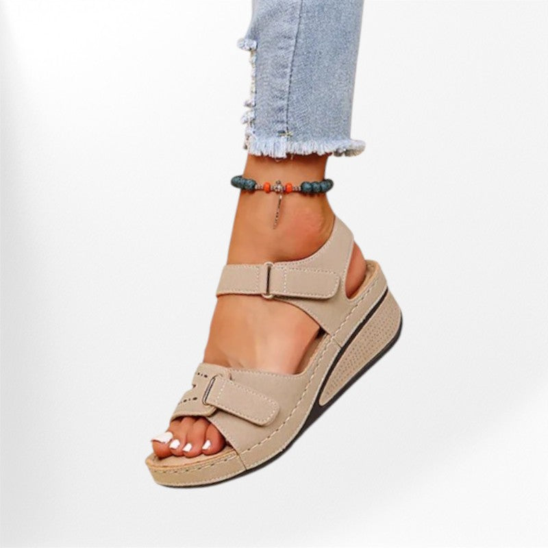 Sandale orthopédique femme compensée – Podoways