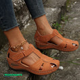 Charger l'image dans la visionneuse de la galerie, Sandales Orthopédiques Cuir pour femmes - spécial liquidation Semelles Orthopédiques PODOWAYS