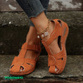 Charger l'image dans la visionneuse de la galerie, Sandales Orthopédiques Cuir pour femmes - spécial liquidation Semelles Orthopédiques PODOWAYS 36 Orange