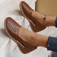 Charger l'image dans la visionneuse de la galerie, Sandales style rétro en cuir Podoways 36 Sienna
