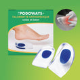 Charger l'image dans la visionneuse de la galerie, Talonnette orthopédique en gel silicone contre les douleurs de la voûte et du talon PODOWAYS