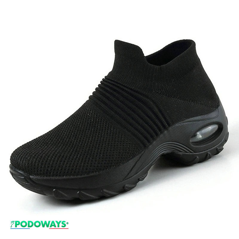 Basket orthopédique pour femme avec semelle en gel Semelles Orthopédiques PODOWAYS 36 Black