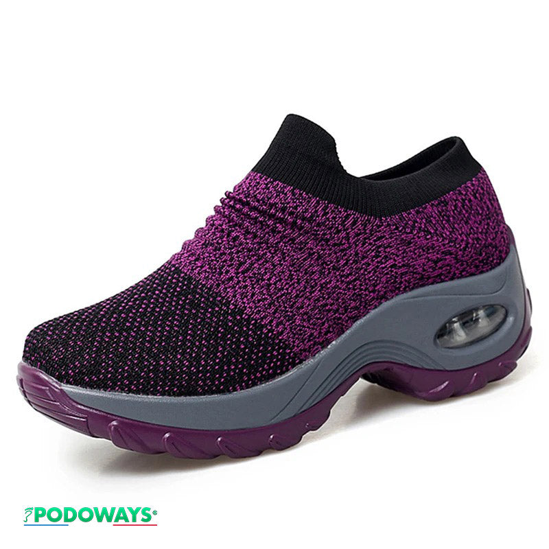 Basket orthopédique pour femme avec semelle en gel Semelles Orthopédiques PODOWAYS 36 Purple