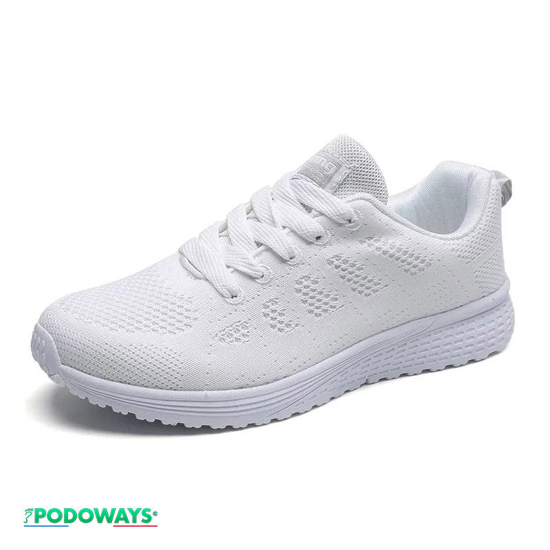 Basket orthopédique pour femme sport-running - spécial liquidation Semelles Orthopédiques PODOWAYS 39 Blanc