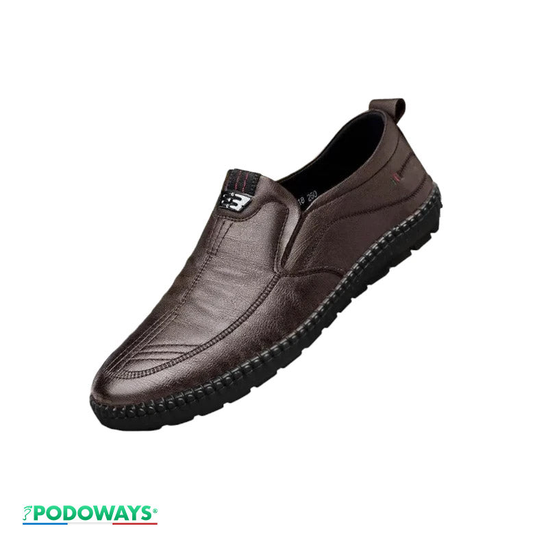 Baskets orthopédiques confortables homme Semelles Orthopédiques PODOWAYS 36 Sienna