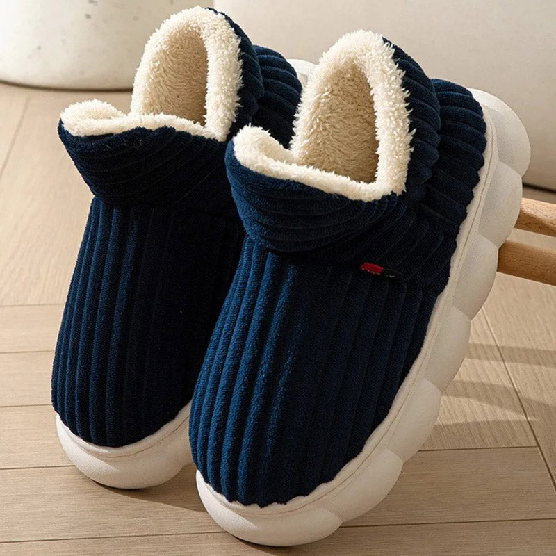 Pantoufles en peluche en forme de basket Podoways RoyalBlue 36