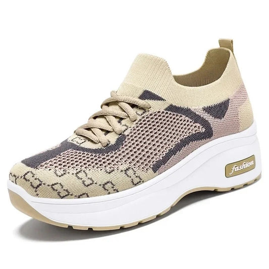Baskets hautes pour femme aux pieds sensibles Podoways 36 Wheat