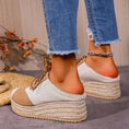 Charger l'image dans la visionneuse de la galerie, Basket espadrille femme haute Podoways