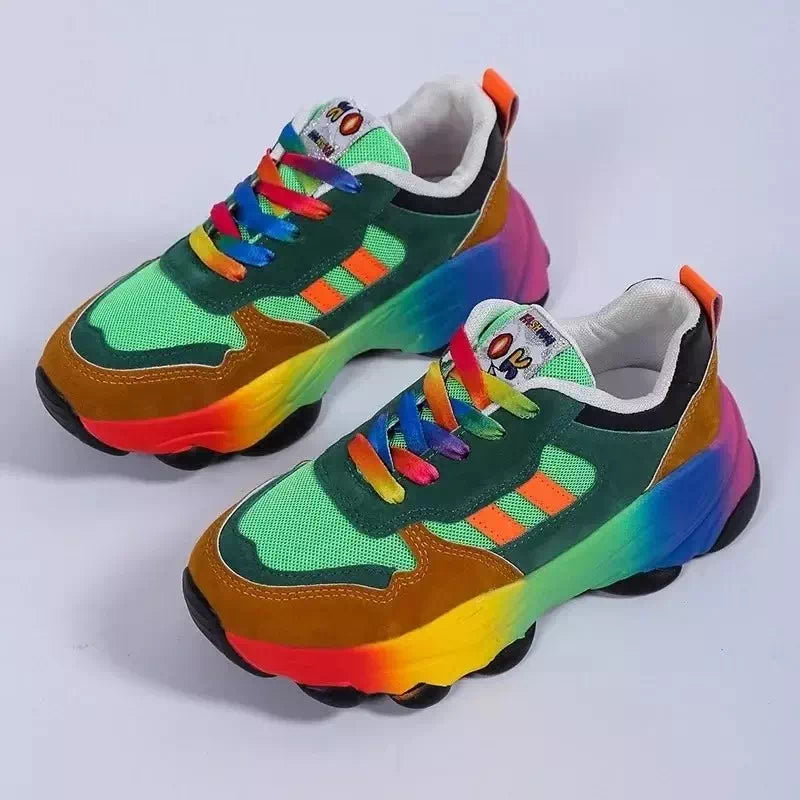 Basket colorée pour femmes Podoways 36 Red