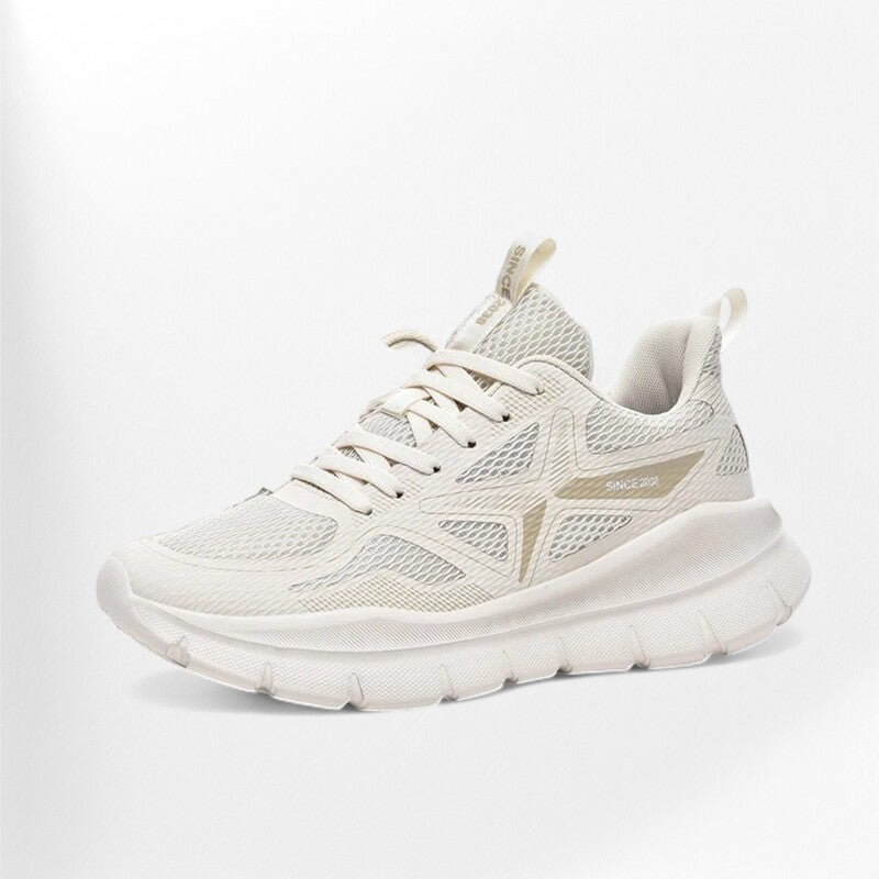 Basket Semelle Sneakers Semelle Haute Femme Blanche Semelle