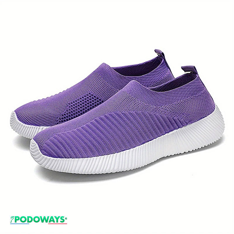 Baskets orthopédiques souples sans lacets Semelles Orthopédiques PODOWAYS 36 RoyalBlue