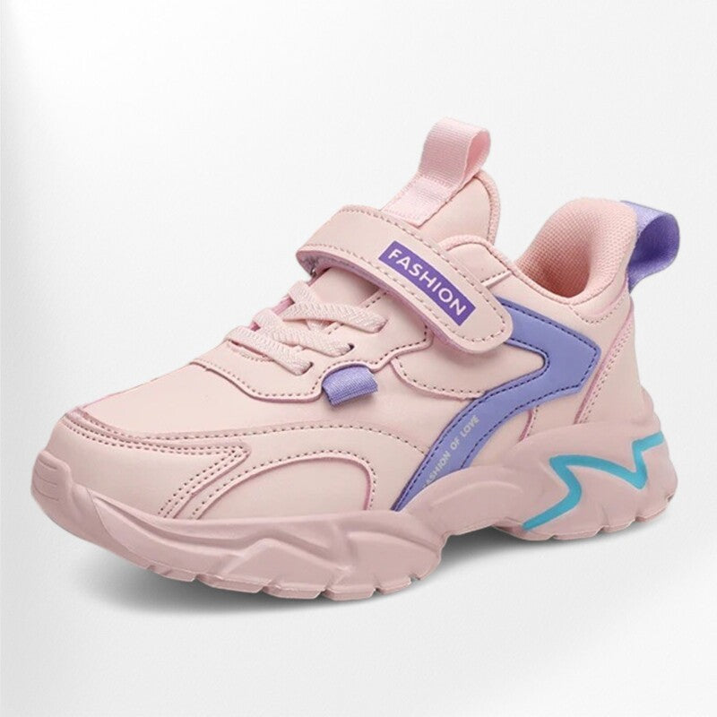 Baskets mixtes à fermeture scratch Podoways 28 Pink