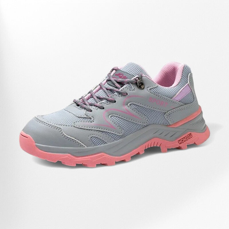 Baskets femme pour longues marches et randonnée Podoways 35 Silver