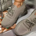 Charger l'image dans la visionneuse de la galerie, Baskets orthopédique Décontractées à Lacets Podoways 36 DarkKhaki
