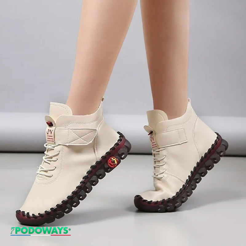 Botte orthopédique en cuir doux pour femmes - spécial liquidation Chaussures Orthopédiques PODOWAYS
