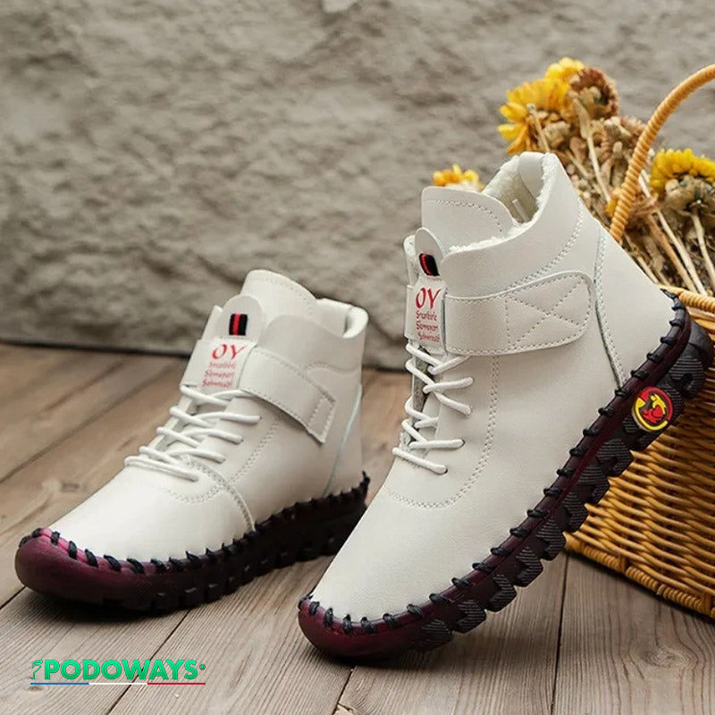 Botte orthopédique en cuir doux pour femmes - spécial liquidation Chaussures Orthopédiques PODOWAYS