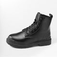 Charger l'image dans la visionneuse de la galerie, Bottines homme au style luxueux Podoways 39 Black