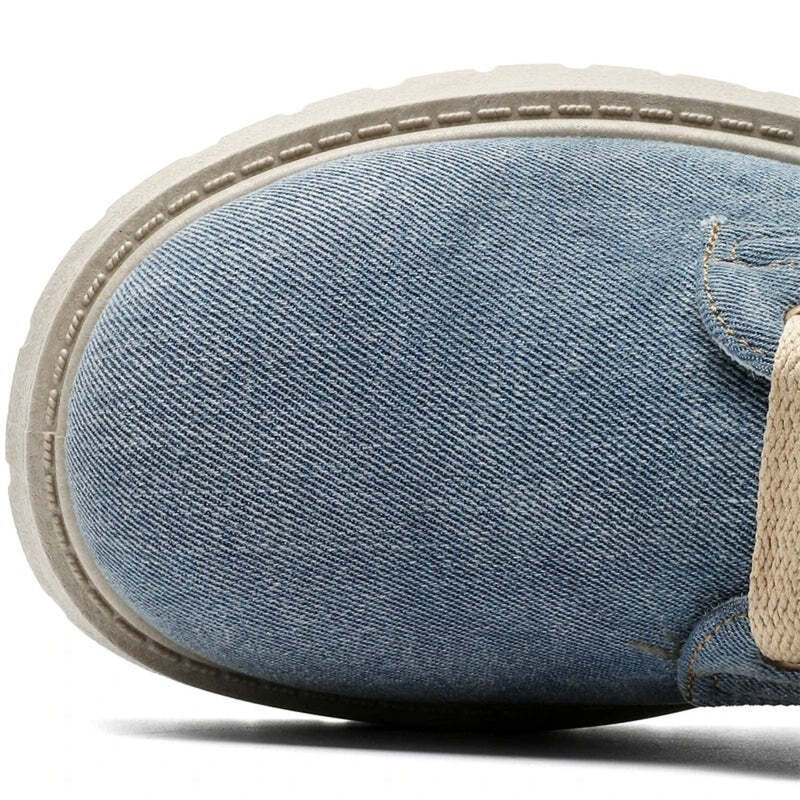 Bottines bleues effet jean Podoways