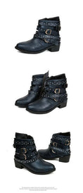Charger l'image dans la visionneuse de la galerie, Bottines femme avec clous décoratifs Podoways