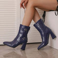 Charger l'image dans la visionneuse de la galerie, Bottines croco femme Podoways