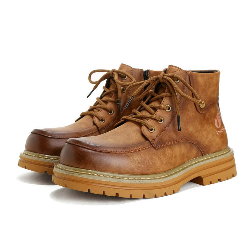 Bottines orthopédiques en cuir marron Podoways