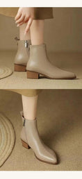 Charger l'image dans la visionneuse de la galerie, Bottines taupe pour femme Podoways