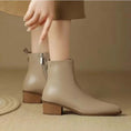Charger l'image dans la visionneuse de la galerie, Bottines taupe pour femme Podoways 35 Wheat