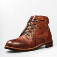 Charger l'image dans la visionneuse de la galerie, Bottines à lacets pour homme Podoways 38 Sienna