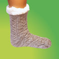 Charger l'image dans la visionneuse de la galerie, Chaussons chaussettes fourrées antidérapantes chaudes PODOWAYS