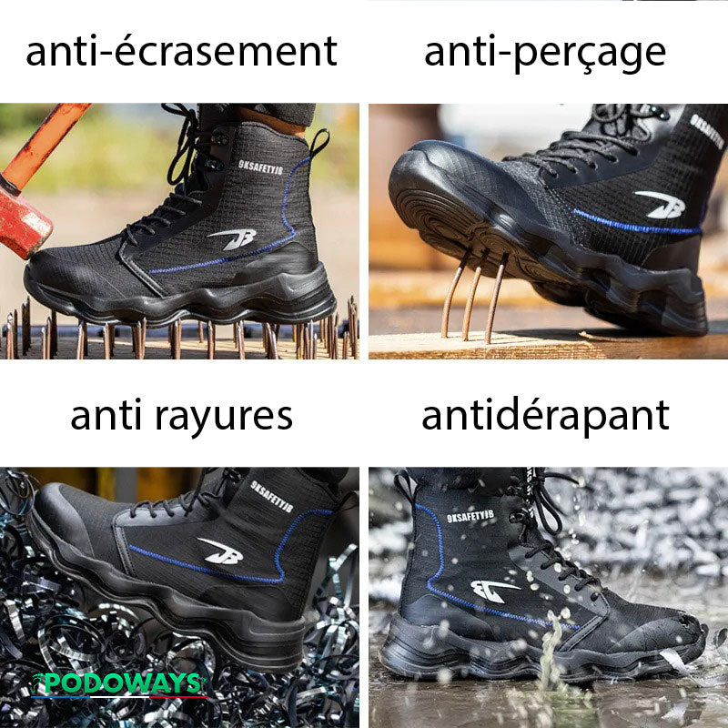 chaussure de sécurité orthopédique homme Chaussures Orthopédiques PODOWAYS